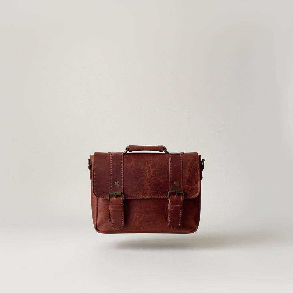 The Scout - Mıknatıs Kapaklı Hakiki Deri Omuz Çantası Mağazam